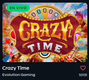 Crazy Time juego en vivo