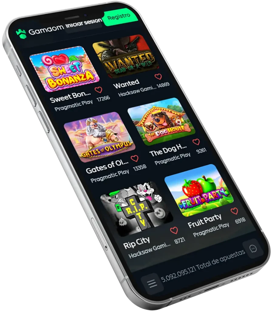 Juegos en Gamdom mobile